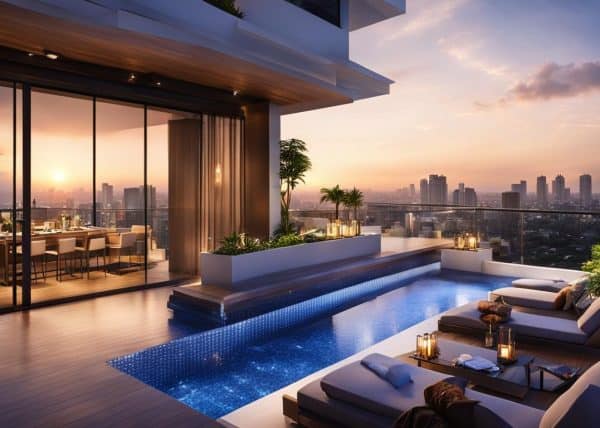 Mabolo Garden Flat A8 free rooftop infinity pool