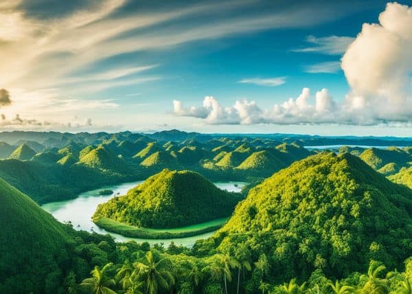 bohol map with towns