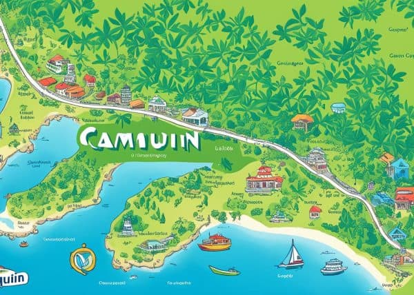 camiguin map with tourist spots