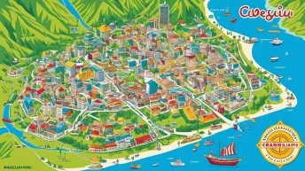 cebu map in the philippines