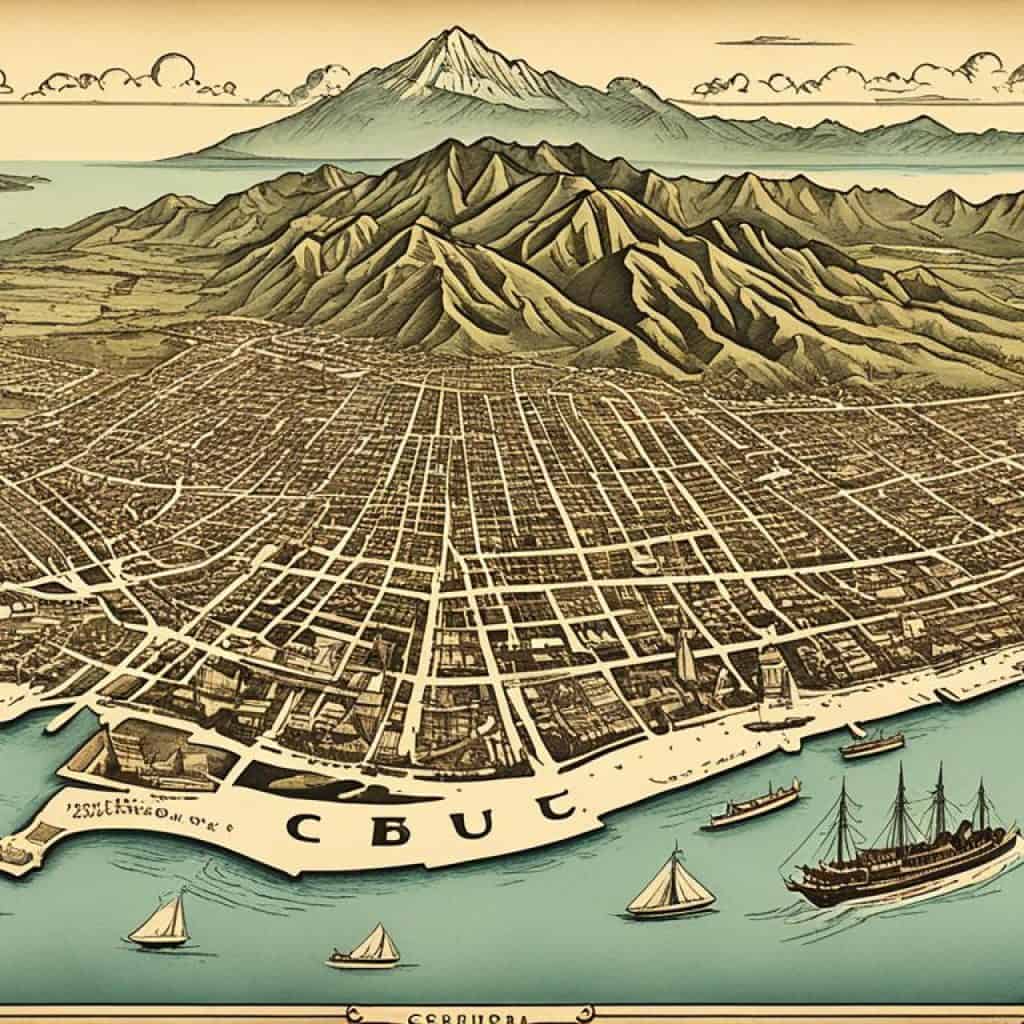 historical maps of Cebu