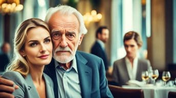 old man dating younger woman meme
