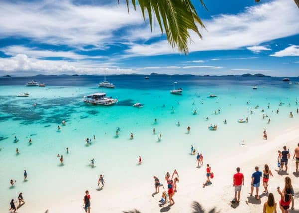 what type of visitor does the destination draw in boracay