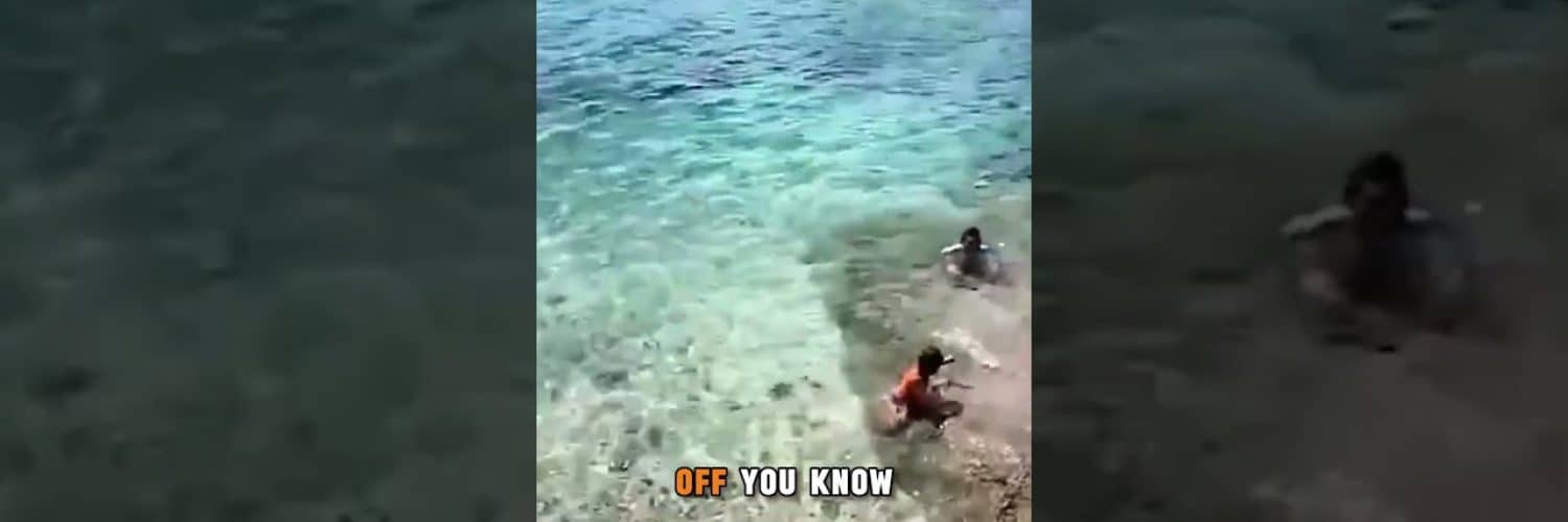 KIds Cliff Jumping Video