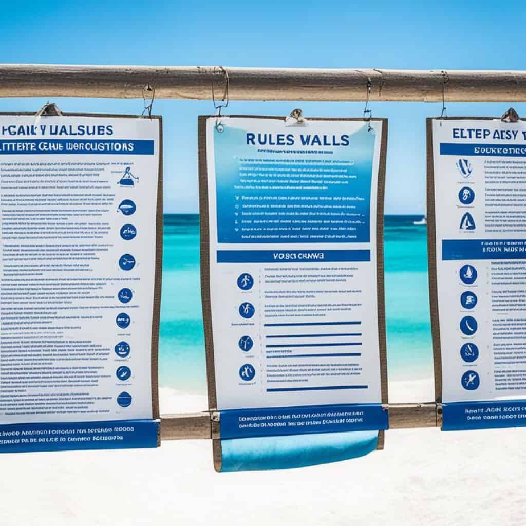 White Beach regulations