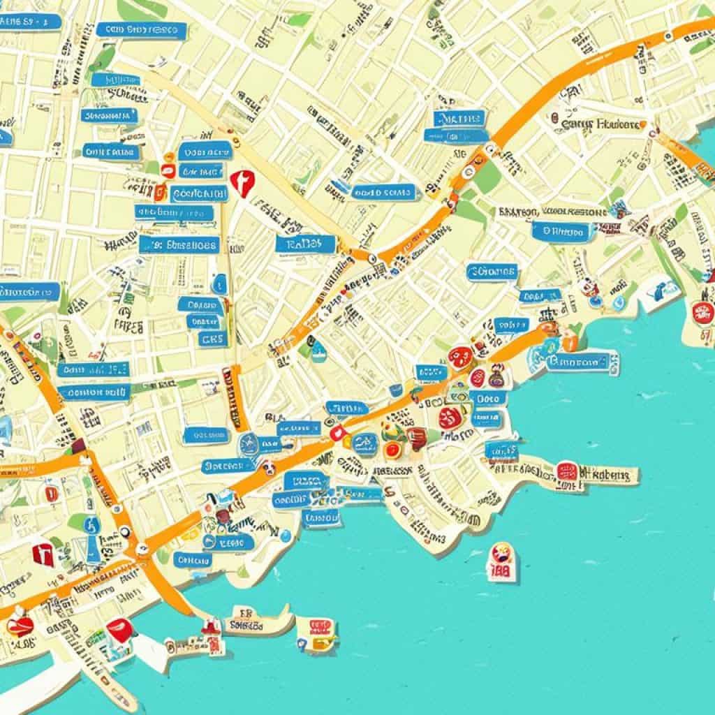 boracay restaurants map