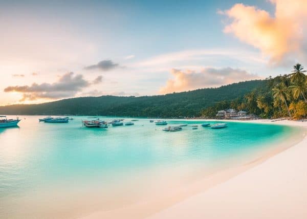 white beach in boracay