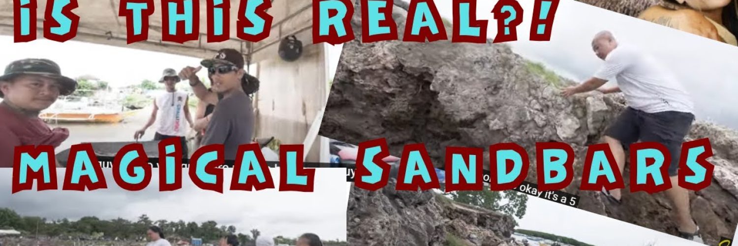 Walking on Water The Magical Sandbars of Cordova Beach Philippines Q Adventures Video