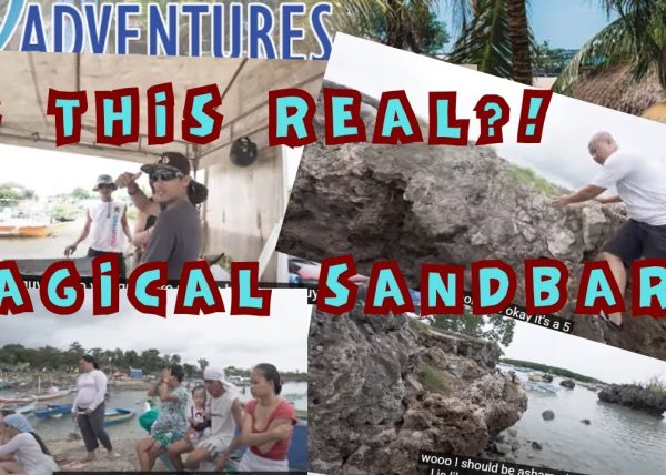 Walking on Water The Magical Sandbars of Cordova Beach Philippines Q Adventures Video