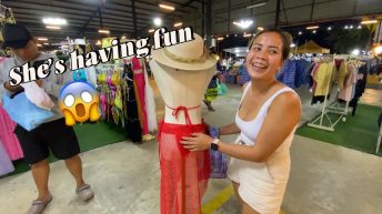 Owl night market Bangkok Thailand Video