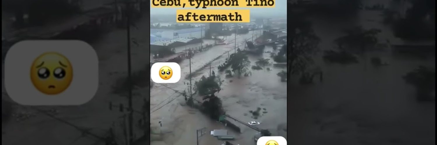 After earthquake now typhone Tino and yes this is our area thanks to the people who captured this V. Video