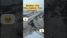 After earthquake now typhone Tino and yes this is our area thanks to the people who captured this V. Video